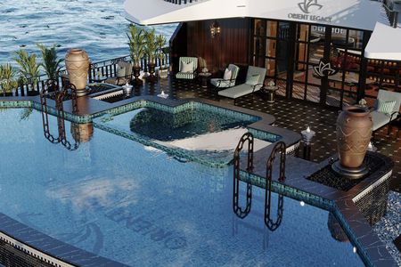 6 STAR SERVICE - ORIENT LEGACY CRUISE going to Lan Ha Bay