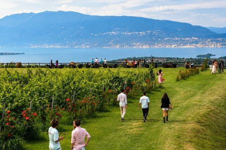 Wine tour and tasting with local food in Salò