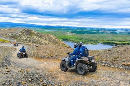 1 hour ATV Mountain Peak adventure with transfer from Reykjavik