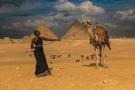 Giza Pyramids & Grand Egyptian Museum Tour with Guide & Tickets
