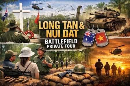 Private Long Tan And Nui Dat With War History And Battlefields