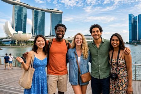 Singapore Highlights Walking Tour: River, Merlion & Marina Bay