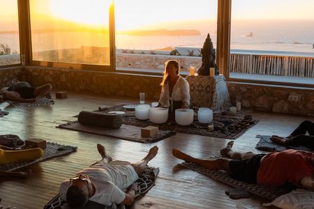 Sunset Yoga and Sound Bath Experience