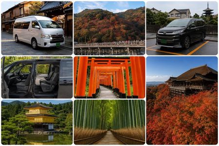 Kyoto Private Car Charter with English Driver Flexible Itinerary