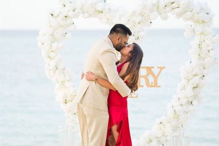 Luxury Sunset Beach Proposal in Nassau Bahamas