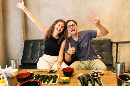 Tokyo: Sushi Making Class in Shibuya Hand Rolled with Master