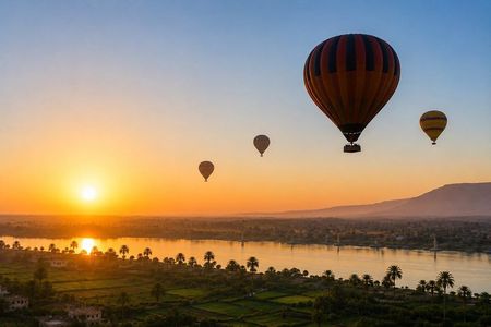 Private Luxor Tour from Hurghada with Sunrise Hot Air Balloon