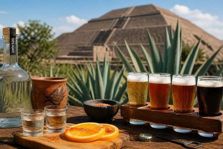 Teotihuacan Pyramids Tour from Mexico City with Breakfast & Beer