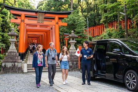 Kyoto Top 7 Sights Private Tour with Licensed Guide and Vehicle