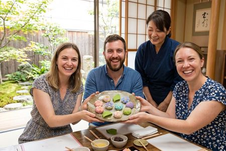 Tokyo Customized Tour & Sweets Making with Licensed Guide