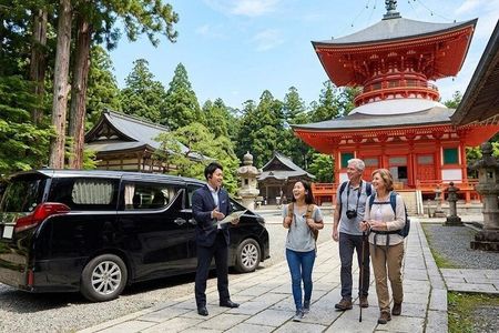 Mt Koya Full Day Tour from Osaka with Licensed Guide and Vehicle