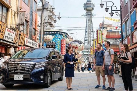 Osaka 8 hr Tour with Licensed Guide and Vehicle from Kobe