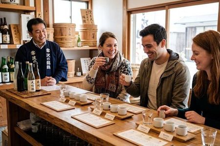 Exploring Nada Sake Breweries Kobe Private Tour with Government-Licensed Guide