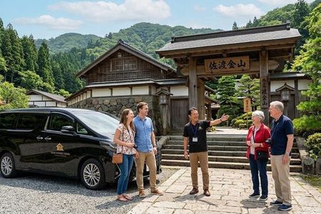 Sado Island Tour with Licensed Guide and Vehicle (Niigata Dep.)