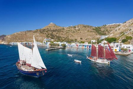 Milos Full Day Cruise Via Traditional Boat