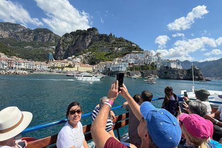Amalfi Coast Express Tour from Naples with Boat Cruise