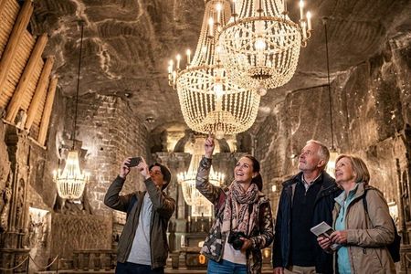 Wieliczka Salt Mine Walking Guided Tour with Fast-Track Ticket