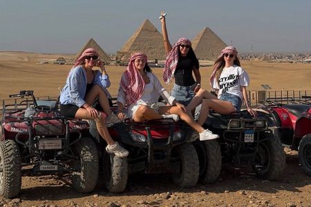 All-Inclusive Luxury Pyramids Tour with Camel Ride & Quad Bike