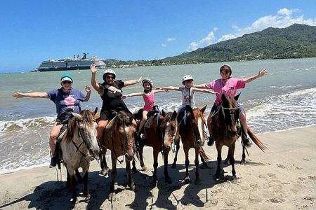Horseback ride through the countryside and the beach