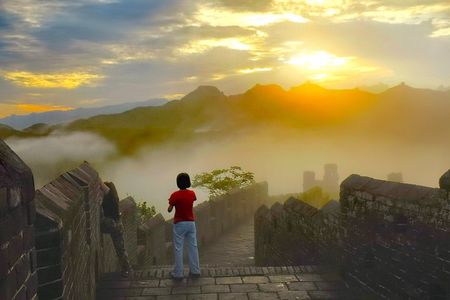 Beijing Sunrise Jinshanling Great Wall Hiking 6km Group tour