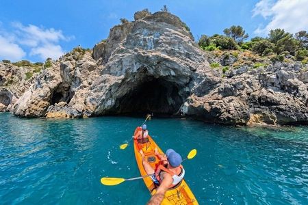 Amalfi Coast : Kayak-Snorkeling tour Pandora Cave & Hidden beach