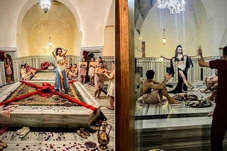 Istanbul: Hamam Party, Food, Scrub, Foam Make & Belly Dance Show