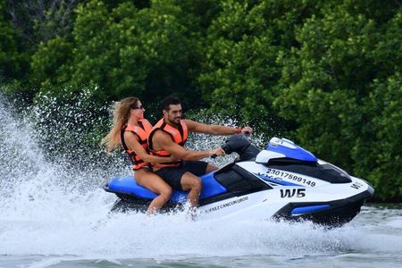 Wave Runner guided rentals at Puerto Maya Cancún