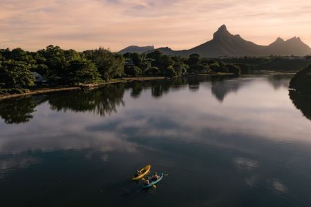 Mauritius Guided Sunrise Kayak Tour on the Tamarin River