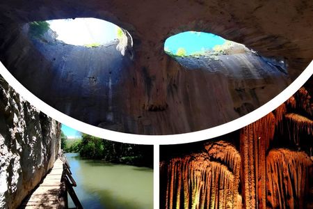 Prohodna Eyes, Saeva Cave & Zlatna Panega River Trail Tour