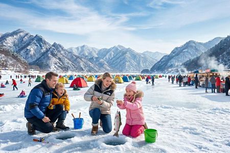 Korea Winter Ice Fishing Festival (Pyeongchang Trout Festival)