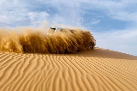 Abu Dhabi Morning Desert Safari with Camel Ride