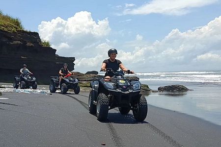 Sunset Bali ATV Ride in the beach