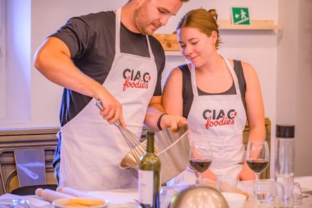 VIP Tagliatelle, Ravioli & Tiramisu Cooking Class with Wine
