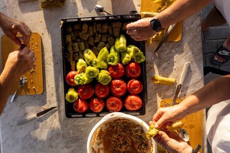 Cooking experience in the most beautiful garden near Rethymno