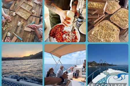 Cooking class and boat tour Taormina, Giardini Naxos.