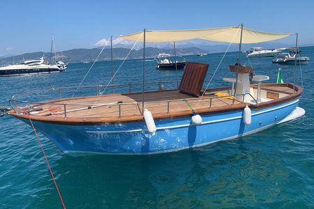 Boat tour 5 Terre from La Spezia : swim, food & open bar