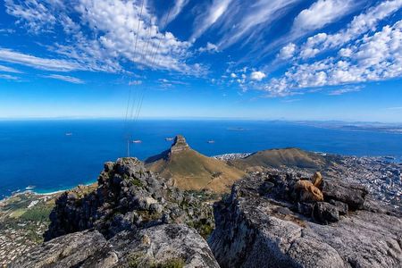 Table Mountain Hike via Kloof Corner Ridge at Sunrise