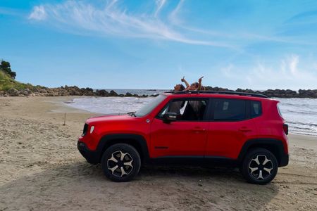 From Corfu Port: Private Jeep Adventure with Views & Swimming