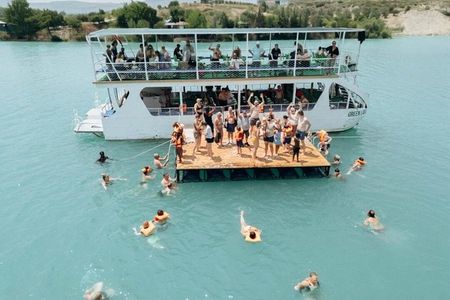 Alanya Green Canyon Boat Mix Cabrio Safari and Mud Bath Tour