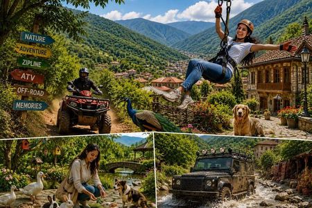 Sheki Adventure Nature Private Tour (Zipline, ATV, Off-road)