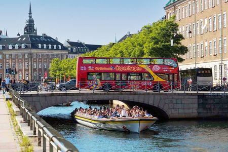City Sightseeing Copenhagen HOHO Bus Tour + Bookable Boat Tour