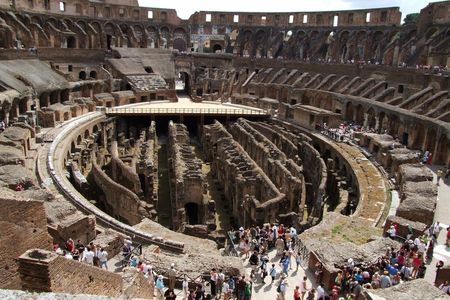 Rome: Colosseum Timed Entry Ticket with Arena Floor + Audioguide
