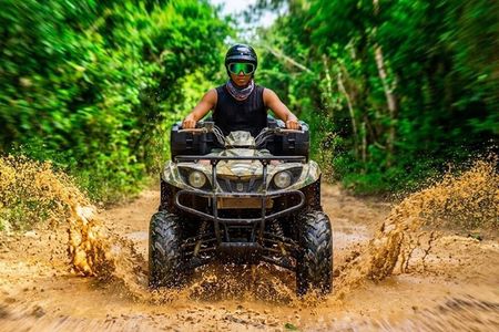 ATV, Zipline and Cenote at Extreme Adventuring with Tulum Pickup
