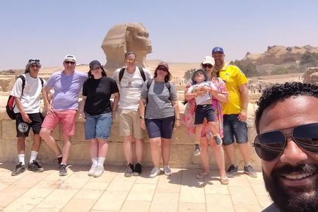 Pyramids of Giza and the great Sphinx Group Tour VIP