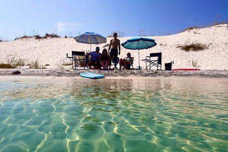 Frisky Mermaid Dolphin Cruise with a Secluded Beach Stop