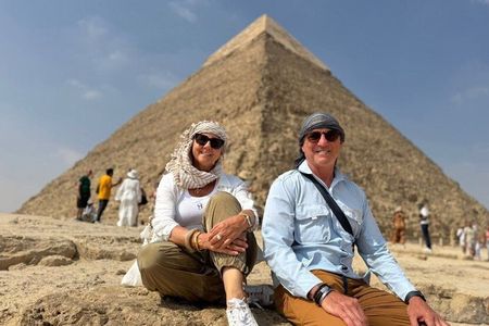 VIP Private Tour Giza Pyramids Sphinx Camel Ride Inside Pyramid