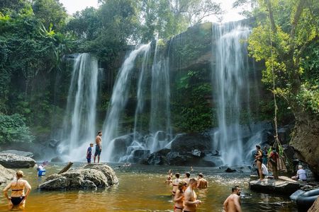 Kulen Mountain With Ticket included Plus Banteay Srei Temple Tour