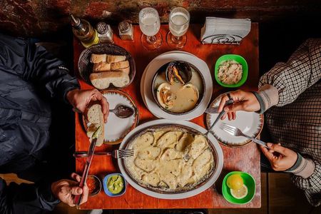 Mercado Meals Santiago Food Tour with 12+ Tastings