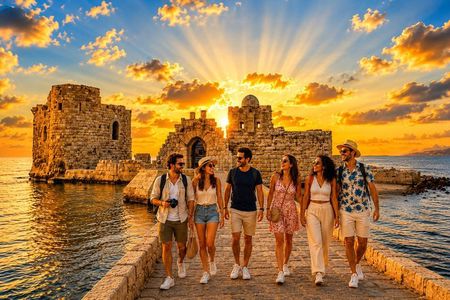 Sidon, Tyre & Maghdouche Small Group Tour with Lunch from Beirut
