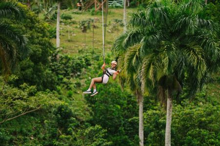 Punta Cana Zipline - 8 lines and a suspenseful hanging bridge